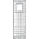  Gabionske stupne košare/sadilice 2 kom čelične 50 x 50 x 160 cm | shoptok.hr