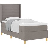  Krevet s opruga kutije Sivo-smeđa 80 x 200 cm tkanina | shoptok.hr