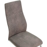 XORA nihajni stol, tekstil, kovina barve kroma, siva | Shoptok.si