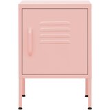  Noćni ormarići 2 kom ružičasti 35 x 35 x 51 cm čelični | shoptok.hr