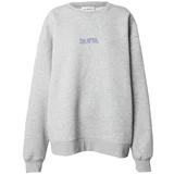 OH APRIL Sweater majica siva melange / ljubičasta