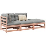 vidaXL 3-dijelni set vrtnih sofa s jastucima masivno drvo duglazije Cijene