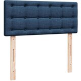 vidaXL Otomanski posteljni okvir z vzmetnico moder 120x190 cm blago, (21608868) | Shoptok.si