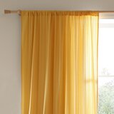 Pineapple Elephant Rumena prosojna zavesa 140x183 cm Zofia – Cene