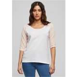 Urban Classics Women's 3/4 contrast raglan t-shirt wht/pink Cijene