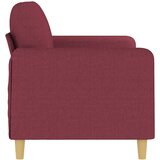  Dvosjed od tkanine crvena boja vina 140 cm | shoptok.hr