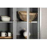 Venture Home vitrina Bakal 41 × 190 × 80 cm, svijetlosiva | shoptok.hr