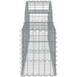  Gabionska košara s lukom 200 x 30 x 40/60 cm pocinčano željezo | shoptok.hr
