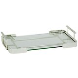 Schafer Schäfer Glass Tray Soleo srebrna 31 x 18 cm | shoptok.hr