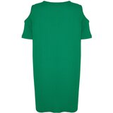 Trendyol ženska haljina Curve Green Cutout Detailed Knitted | ePonuda.com