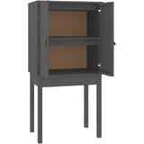 Maison Chic Visoka omara - Komoda - Predalnik siva 60x40x120 cm trdna borovina, (21719748) | Shoptok.si