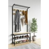 MID.YOU Predsoba Taliro, Črna, Barva Hrasta | Shoptok.si