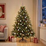  Umjetno božićno drvce s kuglicom 210 cm 300 LED lampica | shoptok.hr