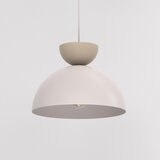  Luster na sajli NEVIS 1xE27/15W/230V, prečnik 29 cm, krem | Eponuda.com