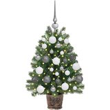 vidaXL Umestno božično drevo med 150 LED Zelena 65 cm PE in PVC | Shoptok.si