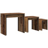 vidaXL Gnezdeča Kavna Miza 3 pcs Star les 60 x 35 x 56 cm, (5000068871) Cene