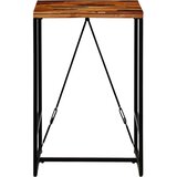 Barska miza iz trdnega predelanega lesa 70x70x106 cm | Shoptok.si