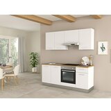 Marinelli Cucine Montažna kuhinja Clara 195 (Širina: 195 cm, Bijela, S električnim uređajima, Mat) | shoptok.hr