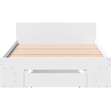  Okvir za krevet s ladicom bijeli 100x200 cm konstruirano drvo | shoptok.hr