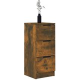  Komode 2 kom boja dimljenog hrasta 30x30x70cm konstruirano drvo | shoptok.hr