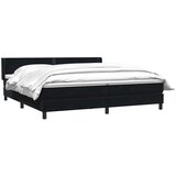 Box Spring krevet s madracem tamnozeleni 80x210 cm baršun | shoptok.hr
