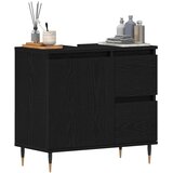  Kupaonski ormar Crni hrast 65 x 33 x 60 cm Konstruirano drvo | shoptok.hr