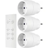 funkschalt-set mini 3+1 ws 0085500103 brezžično stikalo\, komplet 4-delni v notranjosti 3680 w, (20641483)