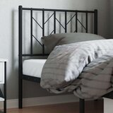  Kovinsko posteljno vzglavje črno 80 cm, (20953819) Cene