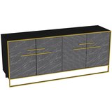 Woody Fashion polka - black goldblack console | ePonuda.com