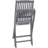  Sklopive vrtne stolice s jastucima 6 kom masivno bagremovo drvo | shoptok.hr