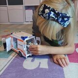 Kruzzel kola hitne pomoći igračka sa svjetlom, zvukom i nosilima, 25 cm | shoptok.hr