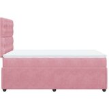 Box spring krevet s madracem ružičasti 120 x 200 cm baršunasti | shoptok.hr
