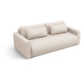 Cosmopolitan Design Bež raztegljiva sedežna garnitura s prostorom za shranjevanje 238 cm Belfast – | Shoptok.si