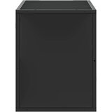 TV ormarić crni 80x31x39,5 cm Konstruirano drvo i metal | shoptok.hr