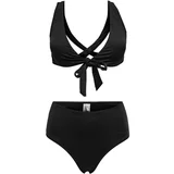 Only Dvodelne kopalke BIKINI TRIANGULAR 15208628 Črna