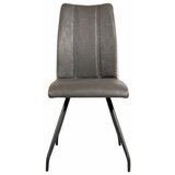 CARRYHOME stol, kovina, tekstil rjava | Shoptok.si