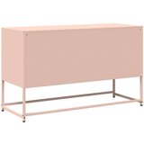 vidaXL TV omarica roza 100,5x39x60,5 cm Hladno valjano jeklo | Shoptok.si