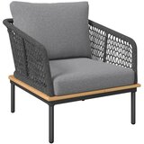 Ambia Garden vrtni set jeklo antracit, barve akacije | Shoptok.si
