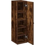 vidaXL Kopalniška omarica z držalom za zvitke dim. hrast 20,5x22x72 cm | Shoptok.si