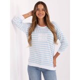 RELEVANCE Blouse-RV-BZ-A790.47-white-blue Cijene