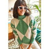 Olalook Sweater - Green - Regular Cene