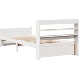  Okvir kreveta s uzglavljem bez madraca bijeli 90x190 cm | shoptok.hr