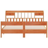  Krevet s regalom za knjige bez madraca 180x200 cm od borovine | shoptok.hr