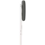  Tapecirani uzglavlje s uzglavljem Bijela i svijetlo siva 90 cm | shoptok.hr