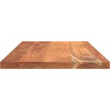 Stolna ploča 100x70x2,5 cm pravokutna od masivnog drva bagrema | shoptok.hr