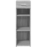  Komoda boja sivog hrasta sonome 30x42,5x93 cm konstruirano drvo | Eponuda.com