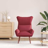 Fotelja Vinska crvena 69 x 74 x 93 cm Umjetna koža | shoptok.hr