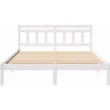  Krevetna konstrukcija Bijelo 140 x 200 cm Čvrsto borovo drvo | shoptok.hr