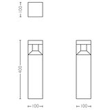 Philips 16481/30/P0 - LED spoljašnja lampa MYGARDEN PARTERRE LED/8W/230V IP44 | Eponuda.com