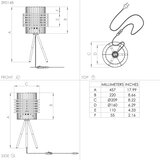 Eglo 390148 - podna lampa oltamar 1xE27/40W/230V krem boje | Eponuda.com